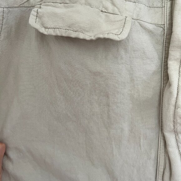 Etoile Isabel Marant Cotton Linen Blend Cream Jacket - Sz S - Picture 4 of 12